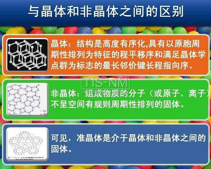 晶體、非晶體、準(zhǔn)晶體之間的區(qū)別